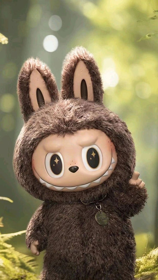 Labubu The Monsters Tasty Macarons Chestnut Cocoa Vinyl Plush ( Multicolor )